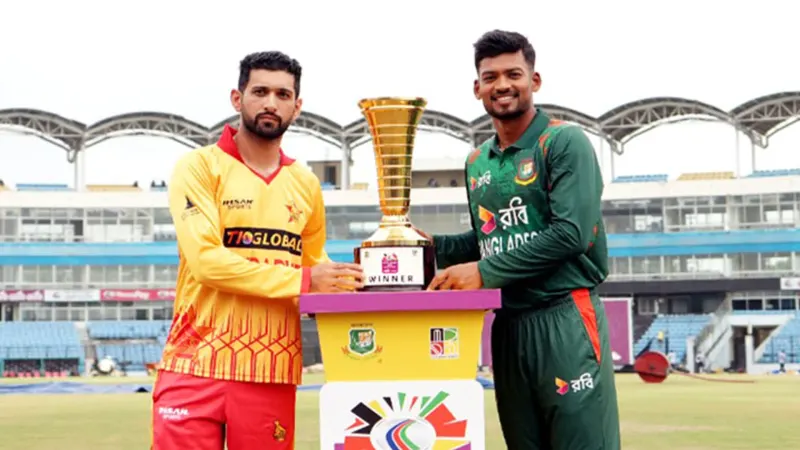 বাংলাদেশ বনাম জিম্বাবুয়ের টি-২০ ম্যাচ শেষ-দেখুন ফলাফল