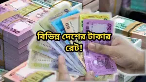 আজ সকল দেশের মুদ্রায় কত মিলছে বাংলাদেশি টাকা (১৮ আগস্ট)