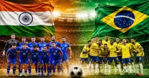 ব্রাজিল বনাম ভারত: ৪ গোলে শেষ জমজমাট ম্যাচটি-দেখুন ফলাফল