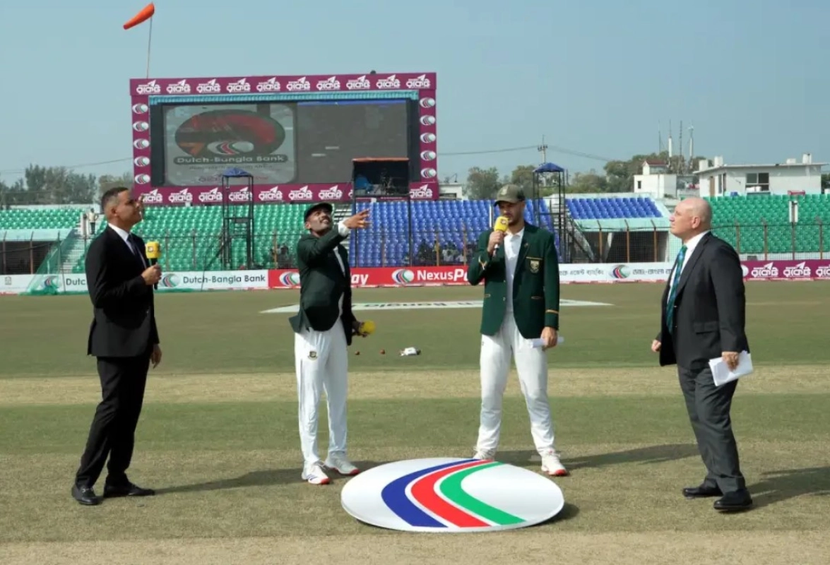 নাটকীয়ভাবে এইমাত্র শেষ হলো চট্রগ্রাম টেস্ট ম্যাচের টস, দেখেনিন ফলাফল