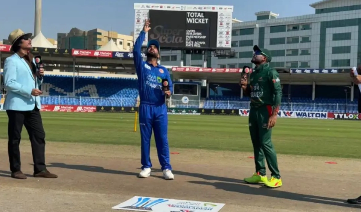 এইমাত্র শেষ হলো বাংলাদেশ-আফগানিস্তান ৩য় ওয়ানডে ম্যাচের টস, দেখেনিন ফলাফল