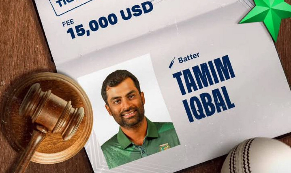 সাকিব মুস্তাফিজ দল না পেলেও বিশাল পারিশ্রমিকে ভারতের জনপ্রিয় ক্রিকেট লীগে দল পেলেন তামিম