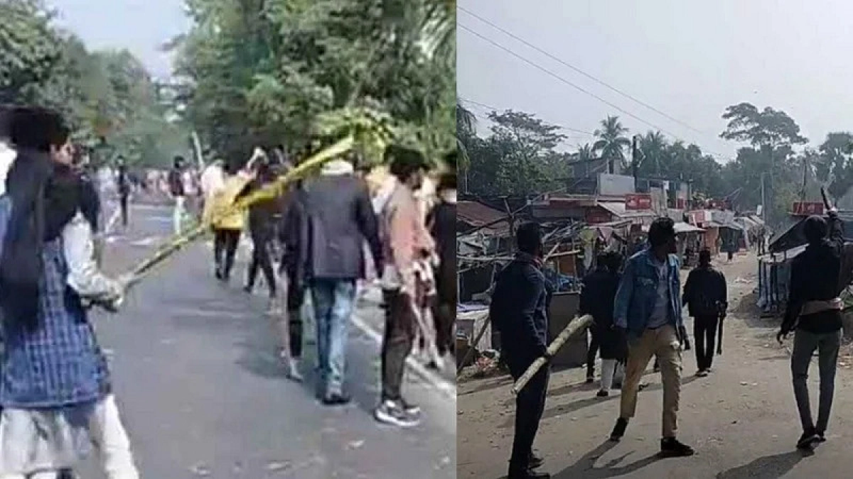 ব্যাপক সং ঘ র্ষ, র ণ ক্ষে ত্রে পরিণত, ‘মার্চ ফর ইউনিটি’ গাড়িবহরে হামলা, ২০ জন আহত