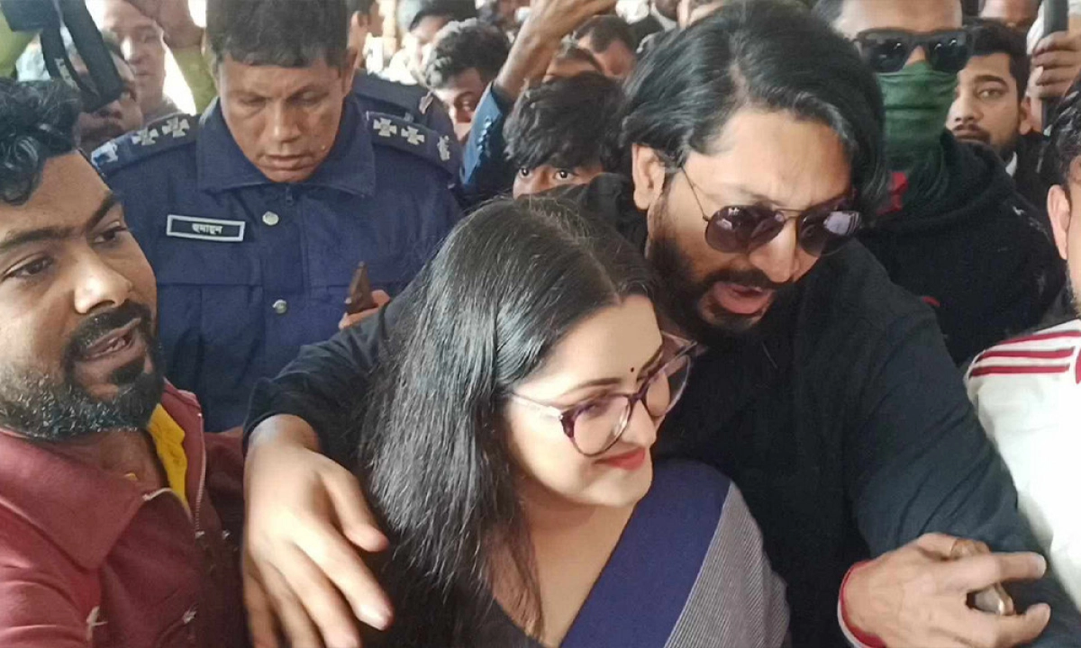 জামিন পেয়ে যা বললেন পরীমনি