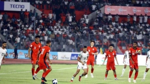 ৩ গোলে শেষ হলো বাংলাদেশ সিঙ্গাপুরের হাইভোল্টেজ ম্যাচ