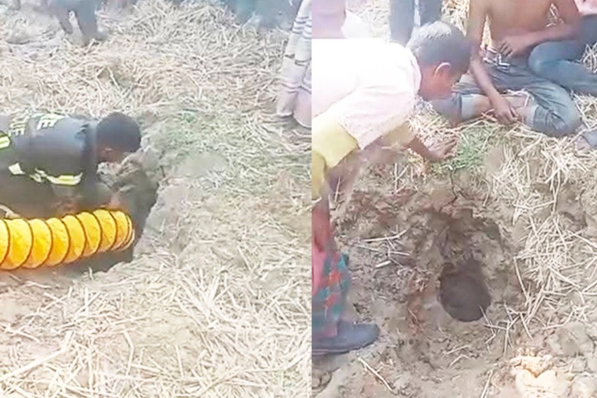 ৩০ ফুট গর্তে ২ বছরের শিশু: দেখুন রুদ্ধশ্বাস উদ্ধার অভিযানটি (ভিডিও)