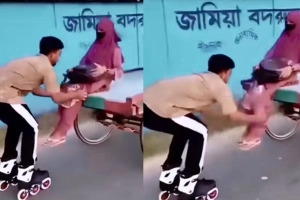 কনটেন্ট তৈরি করতে গিয়ে মেয়ের পাজামা খু’লে দেওয়া: যা জানা গেল