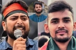 হাদি হ’ত্যার প্রতিবাদ অবস্থান শাহবাগে: যোগ দিলেন নাহিদ-আসিফ